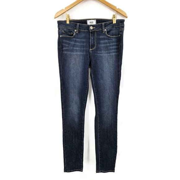 NWOT Paige Skinny Jeans Womens 30 Blue Stretch Pants - Picture 1 of 5